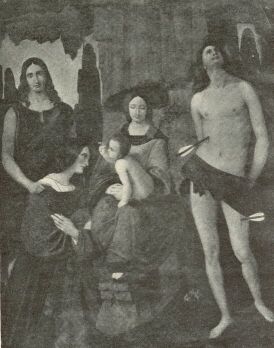 MADONNA BASSANO DA PONTE DON�TORRAL, GIAN ANTONIO BELTRAFFIO FESTM�NYE POZSONY. MAG�NTULAJDON