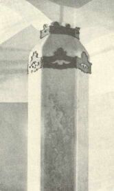 �T�DIK K�P VASBETON OSZLOP M�RV�NYBURKOLATTAL, BRONZ �VEKKEL