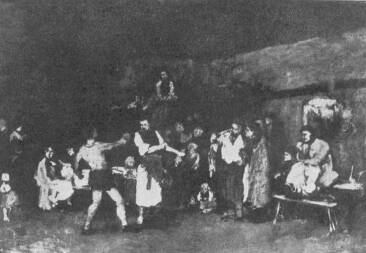 MUNK�CSY-KI�LLIT�S AZ ERNST-MUZEUMBAN A FALU H�SE. V�ZLAT MUNK�CSY MIH�LY FESTM�NYE BR. HERZOG M�R TULAJDONA