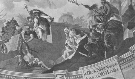 A SZIGETV�RI PL�B�NIATEMPLOM KUPOLAFESTM�NY�NEK R�SZLETE DORFMEISTER FRESK�JA