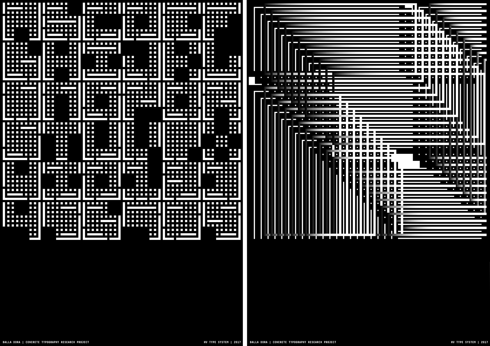 Concrete typography research project