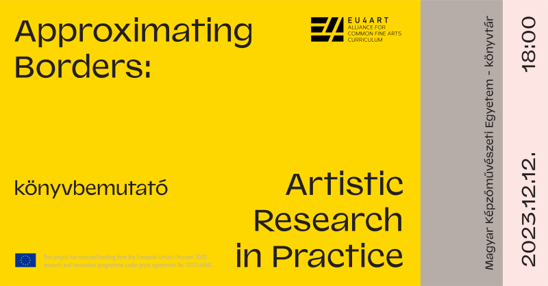 Approximating Borders: Artistic Research in Practice — KÖNYVBEMUTATÓ