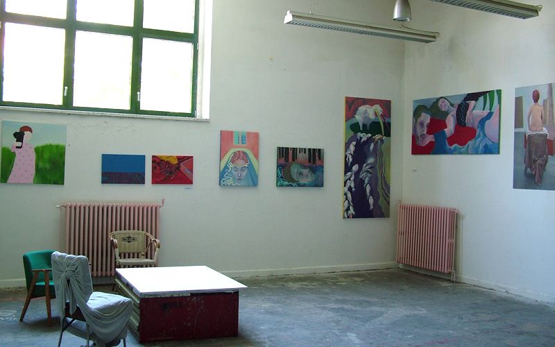 MKE hallgatóinak év végi szakmai kiállítása 2011 - Festő Tanszék (Epreskert)