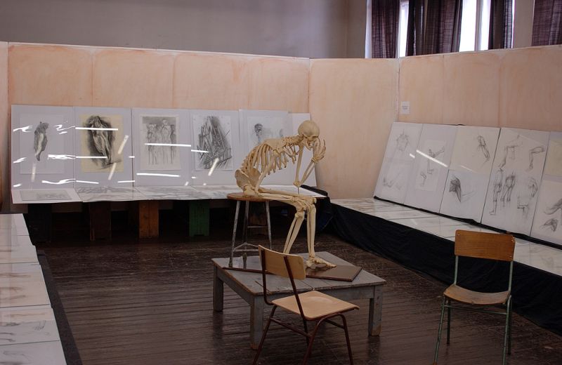 Az MKE hallgatóinak év végi szakmai kiállítása 2015 - Művészeti Anatómia, Rajz- és Geometria Tanszék (Főépület)