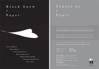 Black Snow & Paper / Fekete hó és Papír