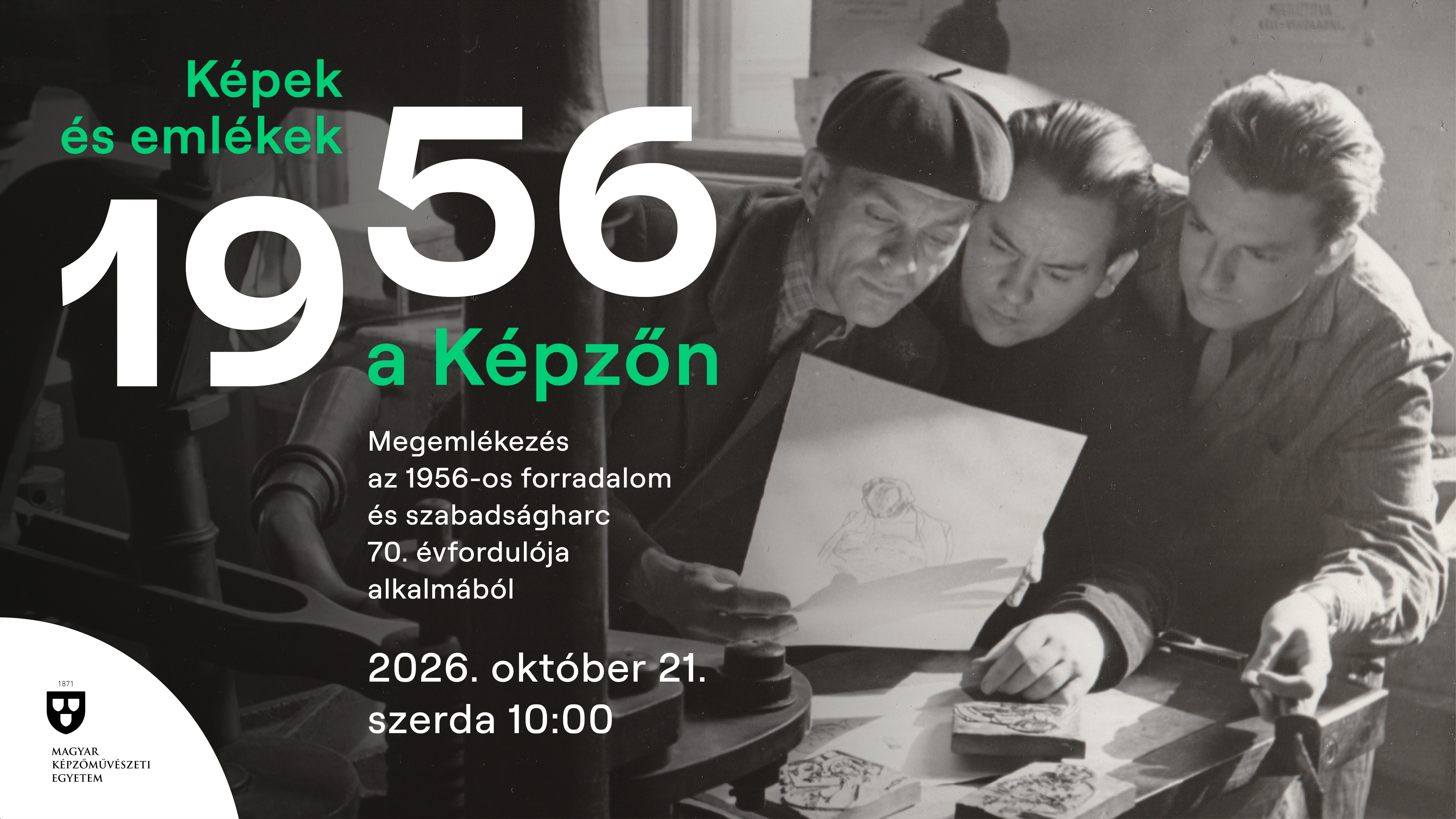 Kamarakiállítás és megemlékezés az 1956-os forradalom és szabadságharc 70. évfordulóján