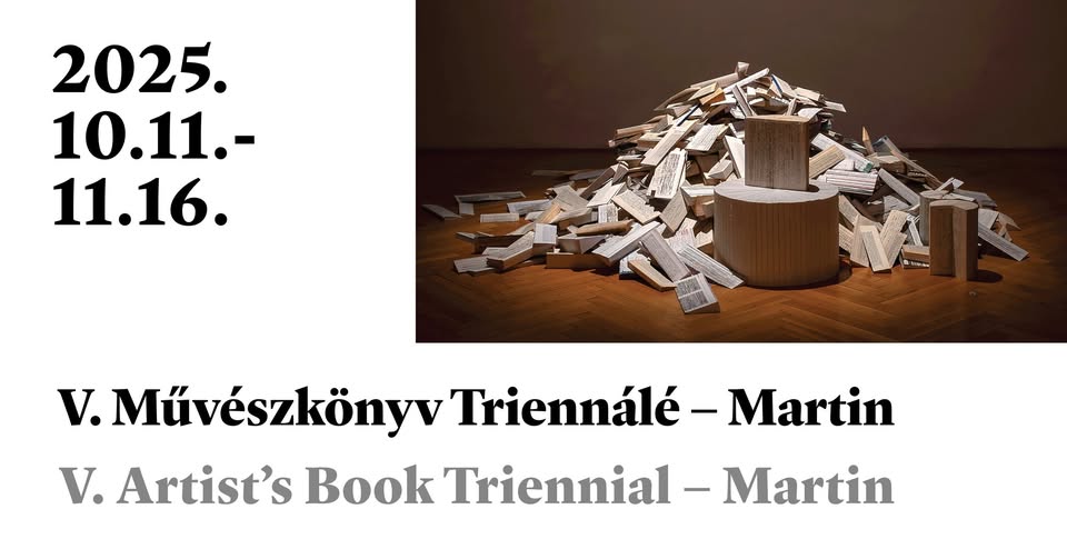 V. Művészkönyv Triennálé – Martin kiállítás Miskolcon